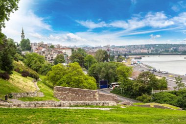 Bir yaz günü Belgrad cityscape