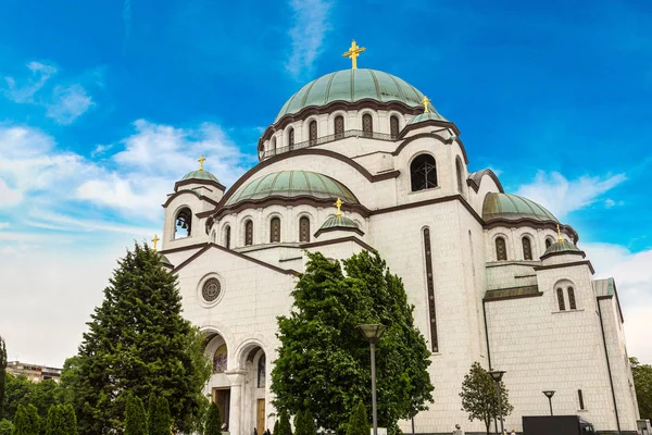 Iglesia ortodoxa de San Sava en Belgrado, Serbia —  Fotos de Stock