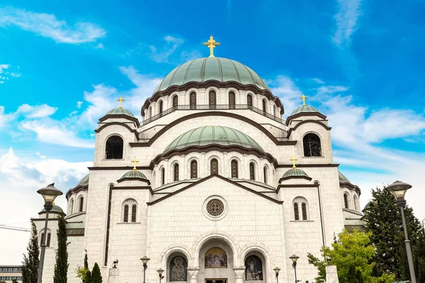 Prawosławny kościół Saint Sava w Belgradzie, Serbia — Zdjęcie stockowe