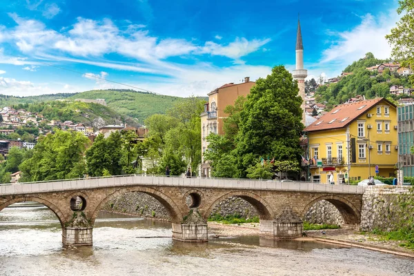 Saraybosna'da Latin Köprüsü — Stok fotoğraf