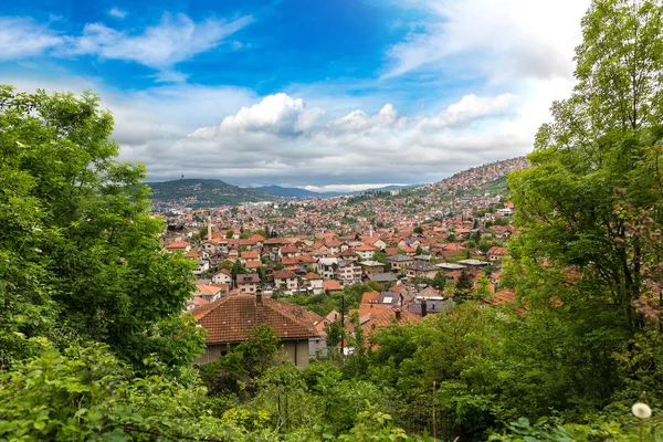 Vista panoramica di Sarajevo — Foto Stock