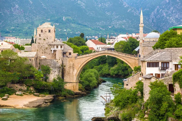 A régi Mostar-híd — Stock Fotó