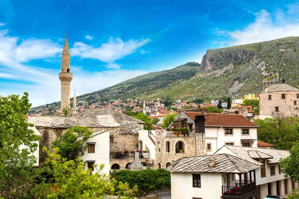 Historyczne centrum w mieście Mostar — Zdjęcie stockowe