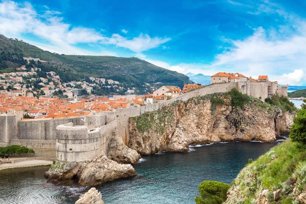 Régi erőd város Dubrovnik — Stock Fotó