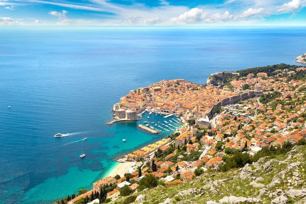 City Dubrovnik in summer day — Stock Photo, Image