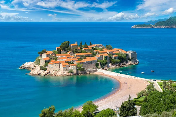 Sveti Stefan ostrov v Budvě — Stock fotografie