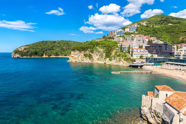 Spiaggia di Mogren a Budva — Foto Stock