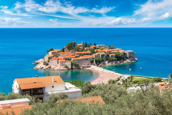 Isla Sveti Stefan en Montenegro —  Fotos de Stock