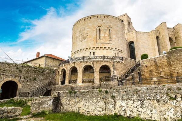 Hrad Kruja v Albánii — Stock fotografie