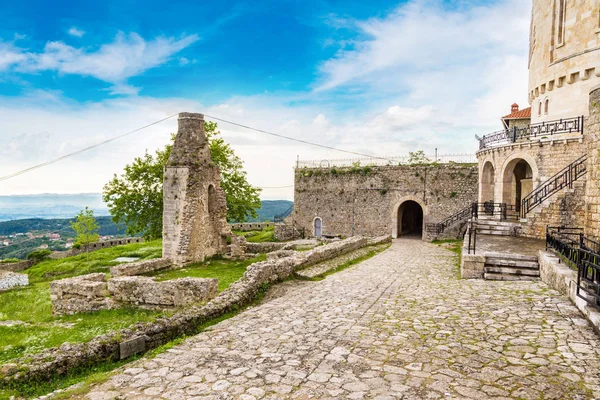 アルバニアの Kruja 城 — ストック写真