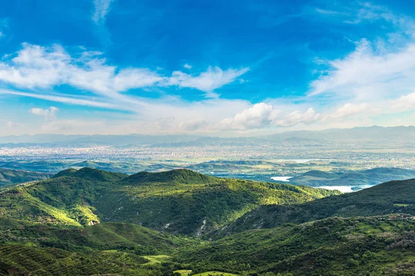 Kruja 성곽에서 보기 — 스톡 사진