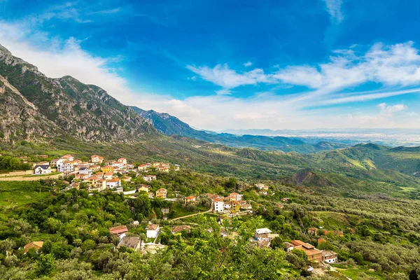 Vista desde el castillo de Kruja, Albania — Foto de Stock