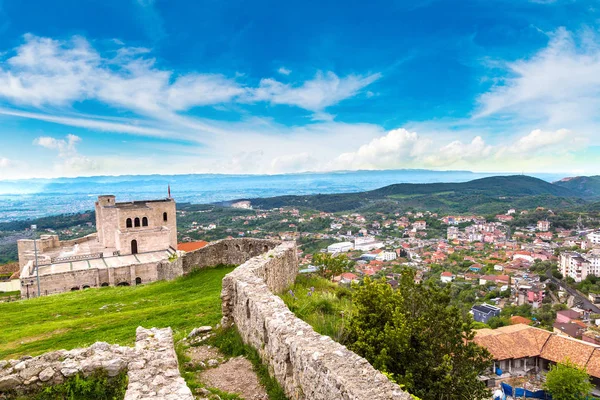 Hrad Kruja v Albánii — Stock fotografie