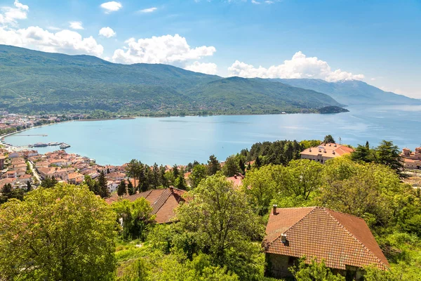 Ohrid ciudad en verano — Foto de Stock