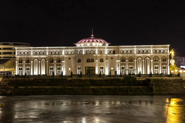 Nationaltheater in Skopje — Stockfoto