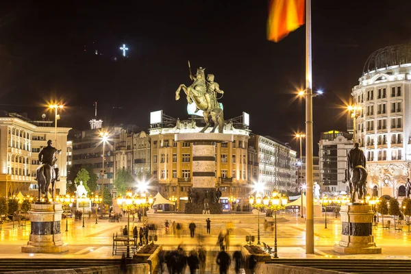 Alexander Grande em Skopje — Fotografia de Stock
