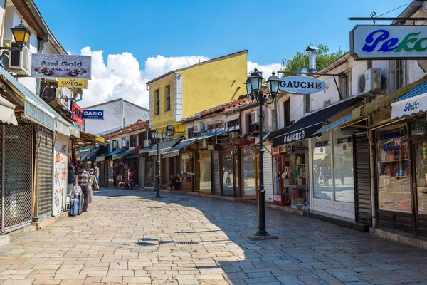Ринок у Старому місті в Скоп'є — стокове фото