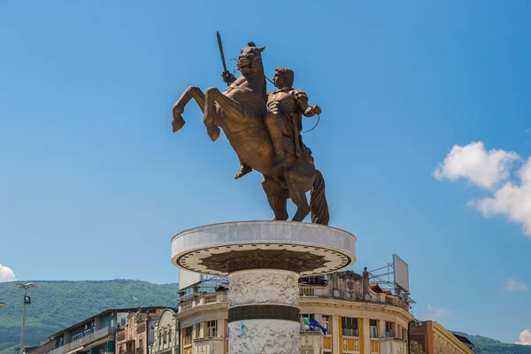 Alexander nagy Szkopjéban — Stock Fotó