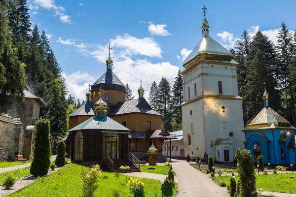 Monastery in Manyava village — Stock Photo, Image