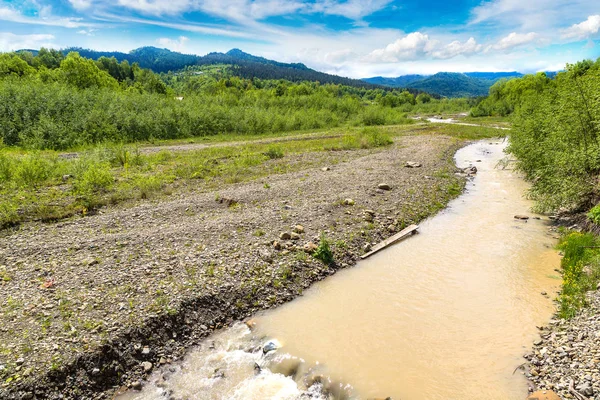 Rivière en journée d'été — Photo