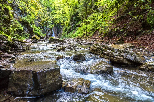 Rivière de montagne dans une belle journée — Photo