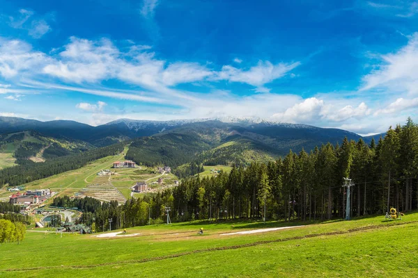 Carpathian mountains in Bukovel — Stock Photo, Image