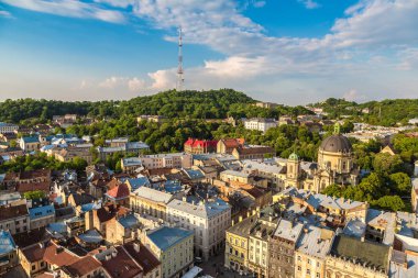 Lviv güzel yaz gün