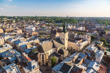 Lviv güzel yaz gün