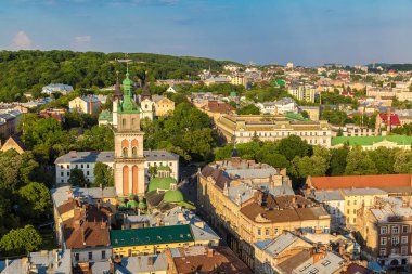 Lviv görünümü güzel gününde