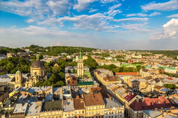 Vista panorâmica de Lviv — Fotografia de Stock