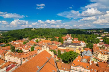 Vilnius cityscape Litvanya