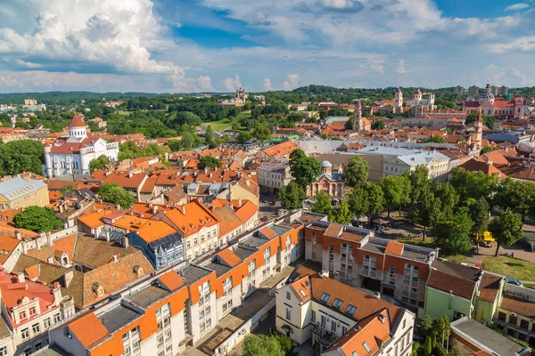 Vilnius cityscape güzel gününde — Stok fotoğraf