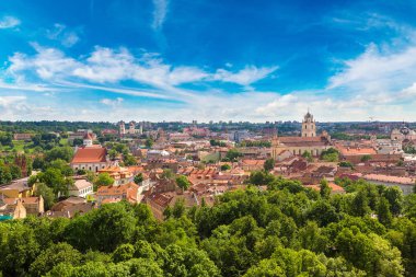 Vilnius cityscape Litvanya