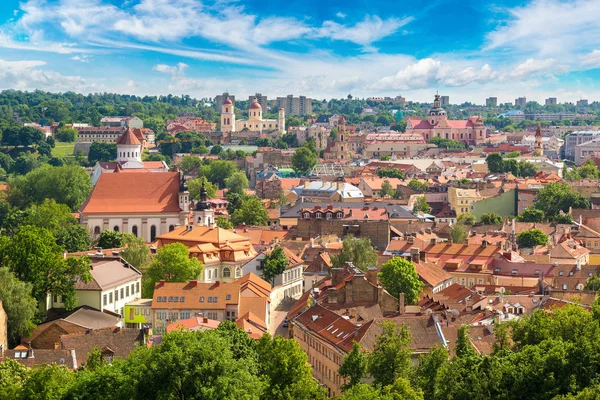Vilnius paesaggio urbano in Lituania — Foto Stock