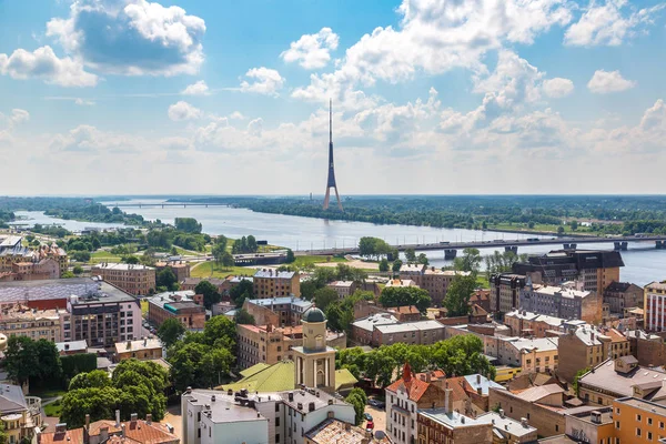 Vista aérea panorámica de Riga —  Fotos de Stock