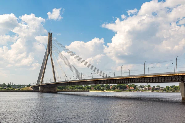 Ponte Vansu em Riga — Fotografia de Stock