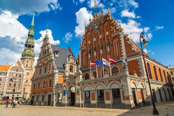 Casa dos Blackheads em Riga — Fotografia de Stock