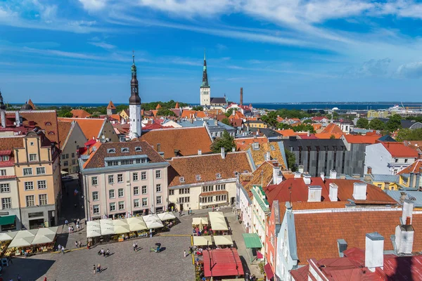 A légi felvétel a Tallinn — Stock Fotó