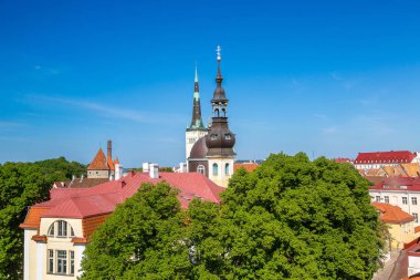 Eski şehrin havadan görünümü