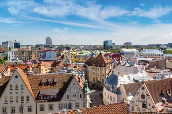 Tallinn havadan görünümü — Stok fotoğraf