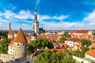 Tallinn havadan görünümü