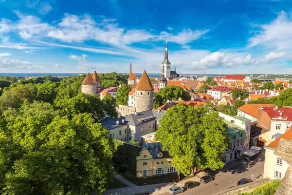 Flygfoto över Tallinn — Stockfoto
