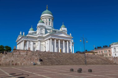 yaz günü Helsinki Katedrali,