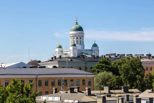 Panoramisch uitzicht van Helsinki — Stockfoto