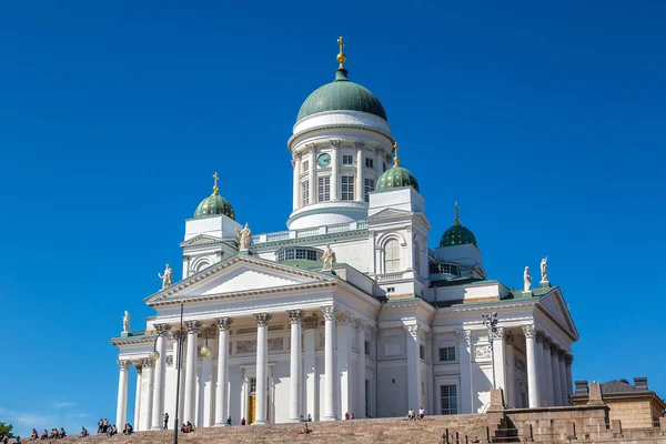 Katedrála v Helsinkách ve Finsku — Stock fotografie