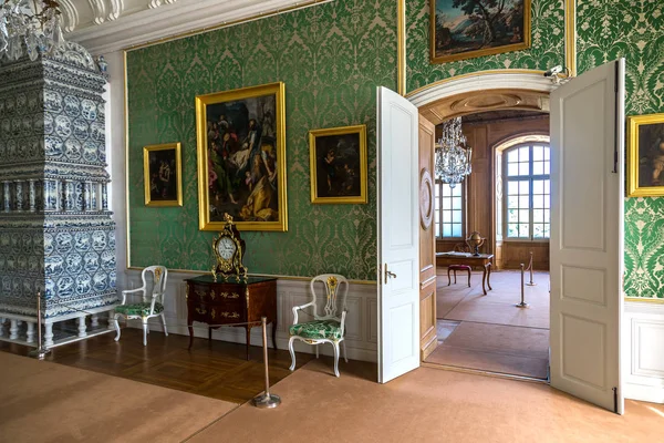 Belo interior do palácio de Rundale — Fotografia de Stock
