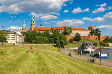 Krakow şehrinde Kraliyet Şatosu