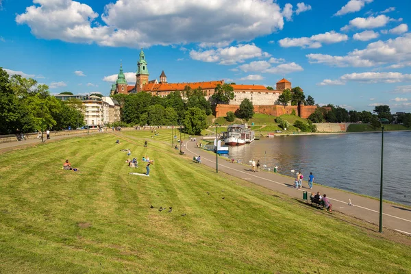 Castle in Krakow in summer — Stock Photo, Image