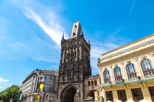 Puerta en polvo en Praga — Foto de Stock