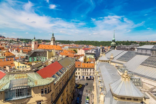 Panoramatický výhled na Prahu — Stock fotografie